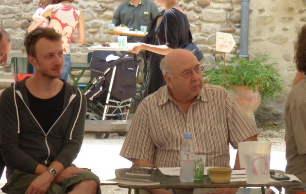 Emile Lansman, rencontre au festival Textes en l'Air à St Antoine-l'Abbaye