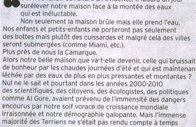 Ma maison sur pilotis (article DL, 22 mai 2011)