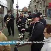 à l'inauguration de la Salle Jacques Hondermarck à Fort-Mardyck