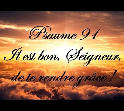 Donne-nous de ne chercher qu’en toi notre bonheur , Bonne nuit mes frères et mes sœurs.