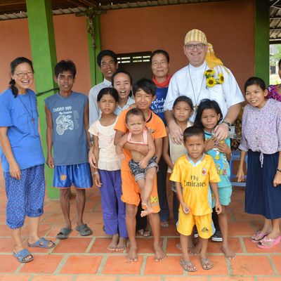 Visit of Bishop Olivier