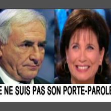 [Vidéo] Anne Sinclair "n'est pas la porte-parole de DSK", mais n'épargne pas Sarkozy