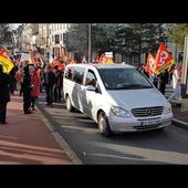 31 décembre 2019: dernier jour de la sncf. LEs cheminots de Limoges organisent les funérailles SNCF