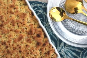 Crumble pommes poires aux épices