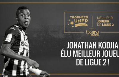 Jonathan Kodjia élu meilleur joueur de Ligue 2