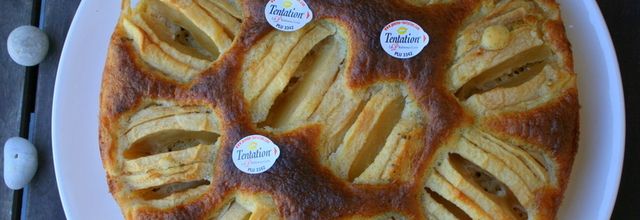 GÂTEAU POMMES TENTATION ET VANILLE