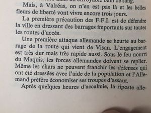 Les raisons d’écrire un livre mémoire sur le 12 juin 1944 à Valréas.