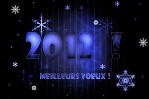 Wallpaper Meilleurs voeux 2012 .