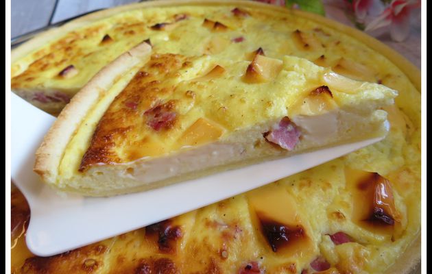 Tarte au jambon et à la vache qui rit