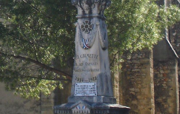 Monument aux Morts de La Calmette