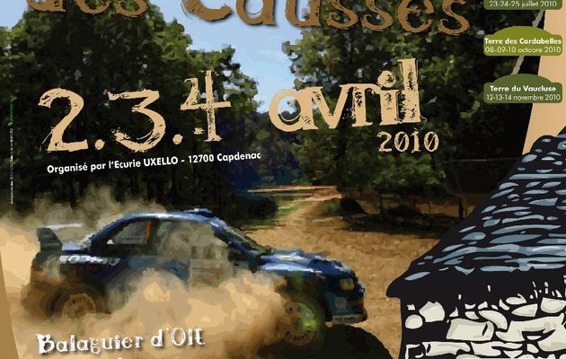 15ème Rallye Terre des Causses 2010, résumé complêt !!