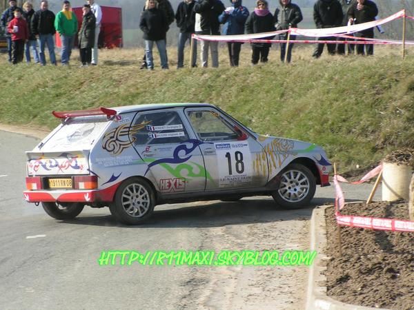 <p>rallye de l'oise 2006 </p>
<p>tres beau rallye !!!!!!</p>
<p>a l'ann&eacute; prochaine mais je serai copilote cette fois si !!!!</p>