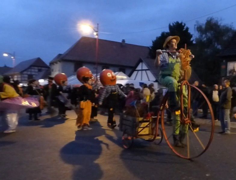 la fête du potiron à Logelheim dimanche soir 22 octobre 2017