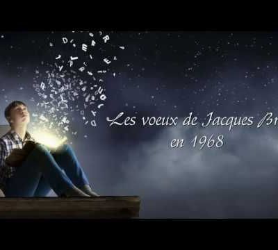 Pour bien commencer l'année 2022 et continuer à résister... Les Voeux de Jacques Brel de janvier 1968 
