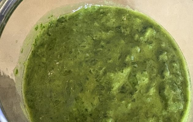 Pesto à l'ail des ours et purée d'amandes SG SL Vegan 