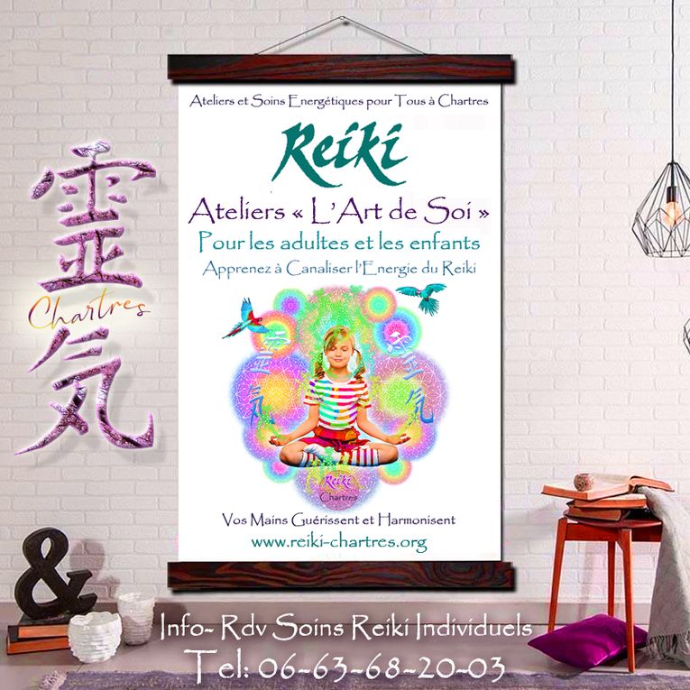 Reiki Usui Traditionnel : Dates des Ateliers Reiki à Chartres (28 Eure et Loir)  