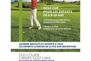 compétition pour les jeunes le 22 décembre old course cannes