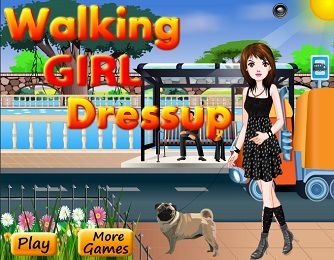  Games Walking Girl Dressup