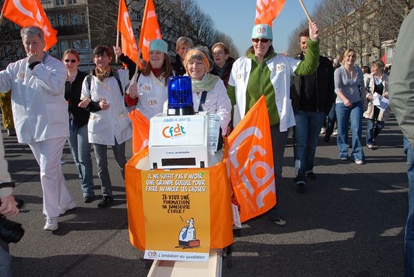 Quelques photos de la manifestation de Rouen le 19 mars 2009. 55000 personnes dans le cortège...