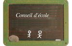 École maternelle et élémentaire : conseil d'école