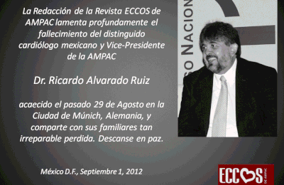 Fallece en Múnich, Alemania, el Dr. Ricardo Alvarado Ruiz