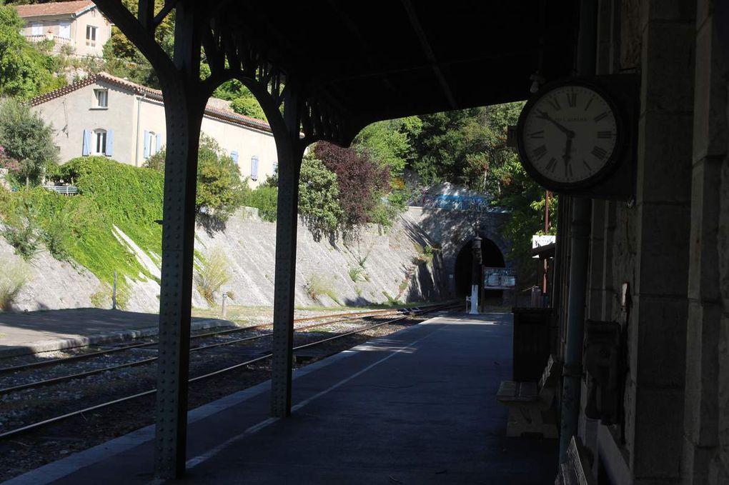 Samedi 7 à 11h nous sommes à la gare d'Anduze pour un retour dans le passé