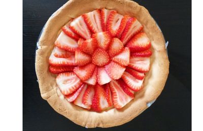 Tarte aux fraises 