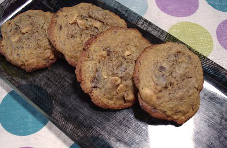 Cookies chocolat et double cacahuettes