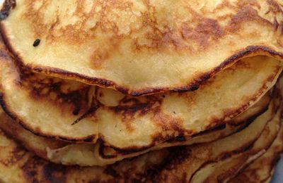 Pancake pommes fromage blanc