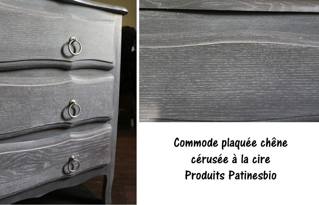 exemples de meubles relookés peintures naturelles