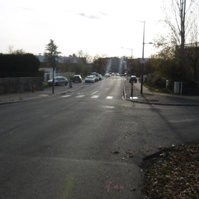 Circuler à bicyclette, avenue de Buros à  PAU (64)