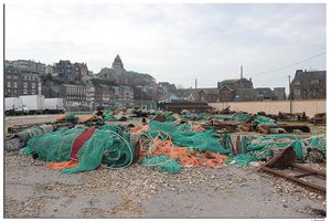 Chalutiers au Tréport le 21 janvier 2015