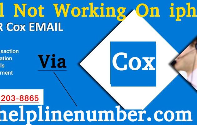 How do I fix my Cox email on my iPhone