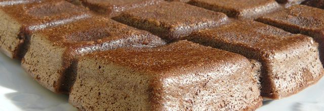 brownie allégé à la compote de pommes