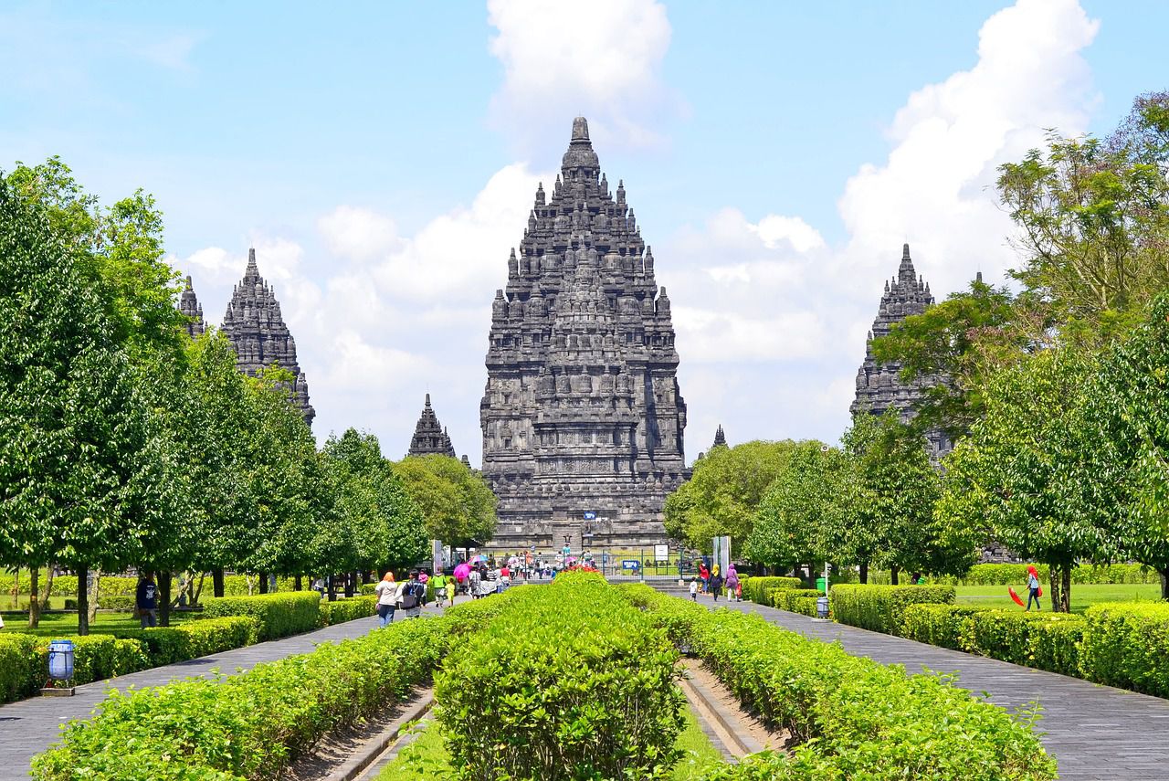 Le temple de Prambanan 