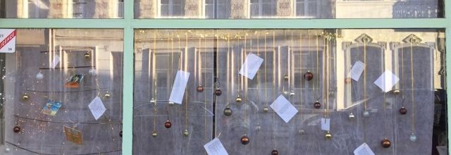Notre vitrine de Noël!!!!!!!!!