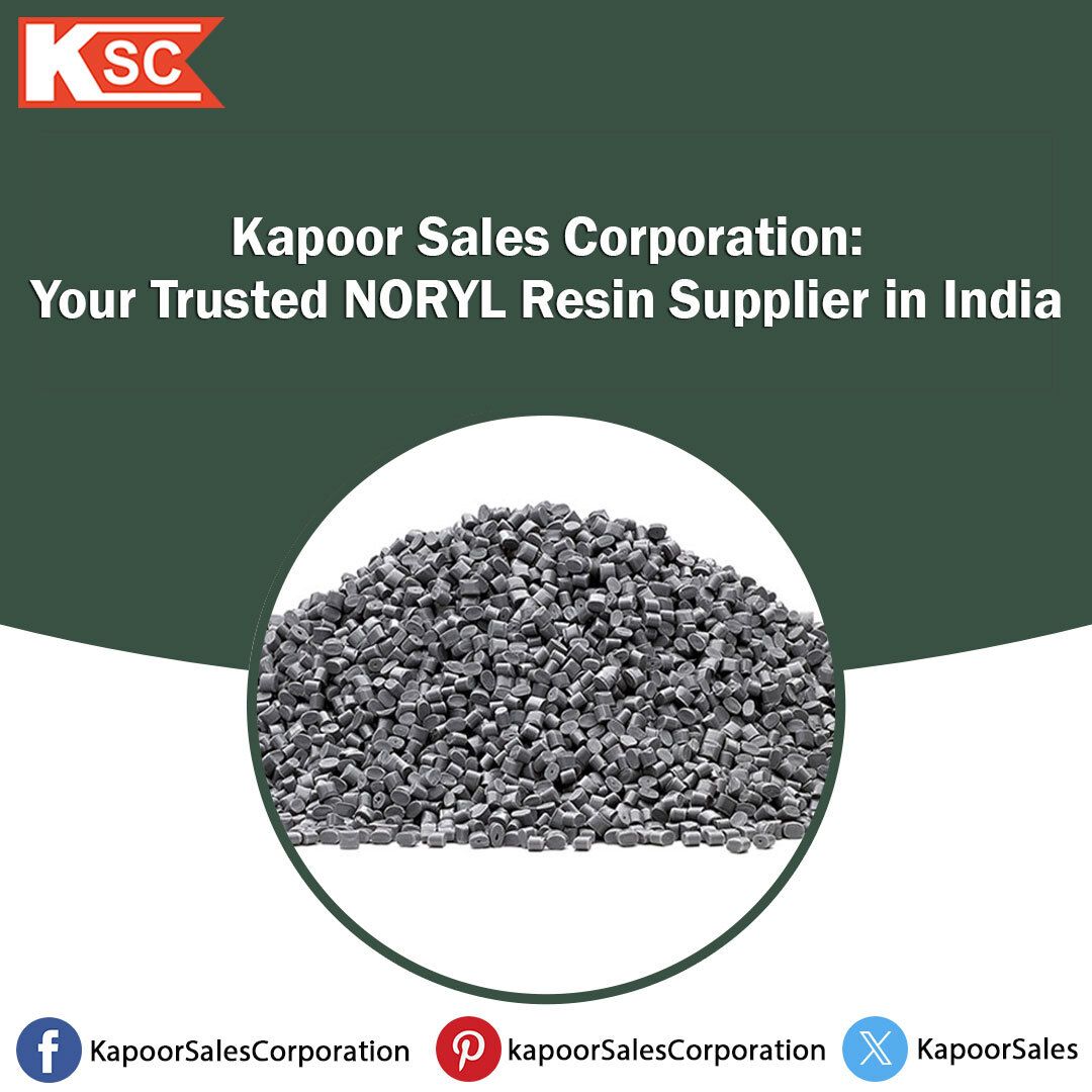 An authorized distributor of SABIC and LOTTE INFINO, Kapoor Sales Corporation supply a wide range of Noryl resins, known for their excellent mechanical, thermal, and electrical properties.