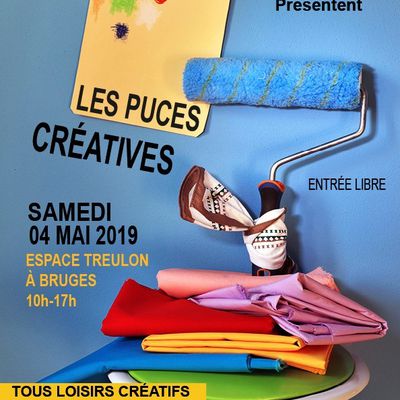Les Puces Créatives de Bruges samedi 4 mai 2019