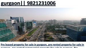 Pre Rented Property In Gurgaon || 9821231006