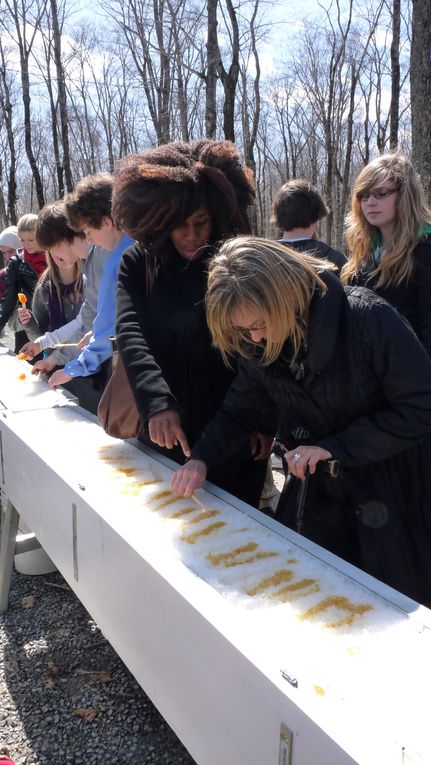 petite visite dans une cabane à sucre près de Québec puis promenade pour la digestion à Québec