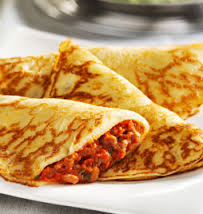 Crêpes à la bolognaise