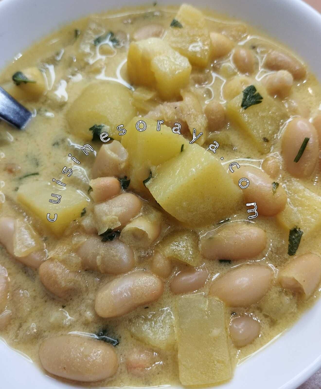 Korma d’haricots blanc