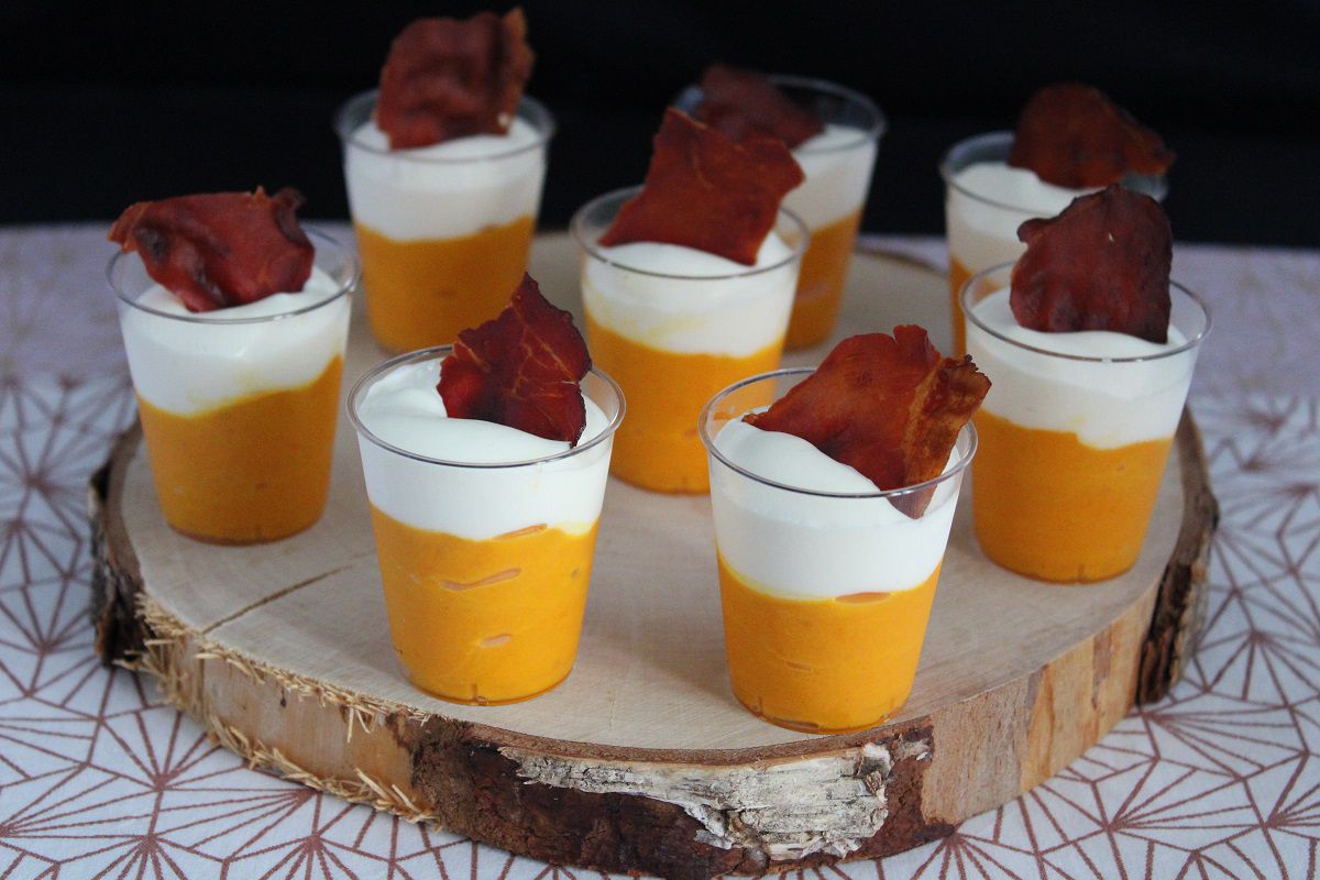 Recette Verrines carotte cumin sur Chefclub daily