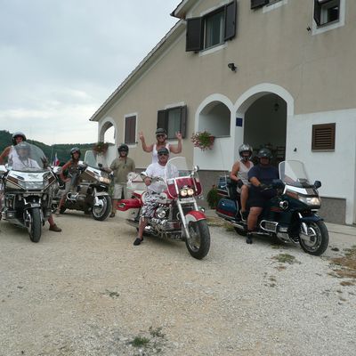 Goldwing Unsersbande - retour de l'Istrie (HR) vers Landeck (AUT) en moto