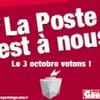 La mobilisation pour la défense du Service Public Postal ne faiblit pas: Mardi 15 Decembre rassemblement départemental à 10 heures devant la Prefecture de Laon