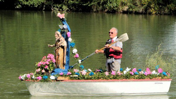 15 août 2017, sur les bords du LAC de CANCON , FÊTE de l'ASSOMPTION 