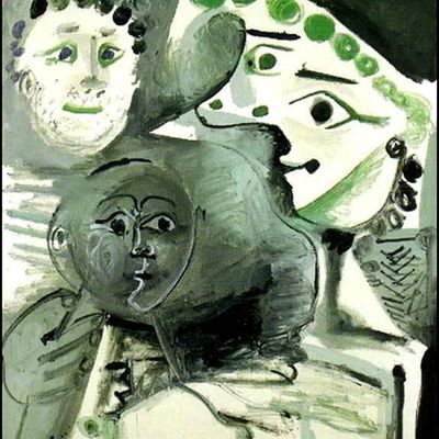 Mère et enfant par les grands peintres - Pablo Picasso (1881-1973)   mère et enfant II  1965