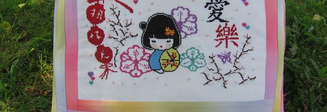 Coussin Kokeshi .... le retour ....