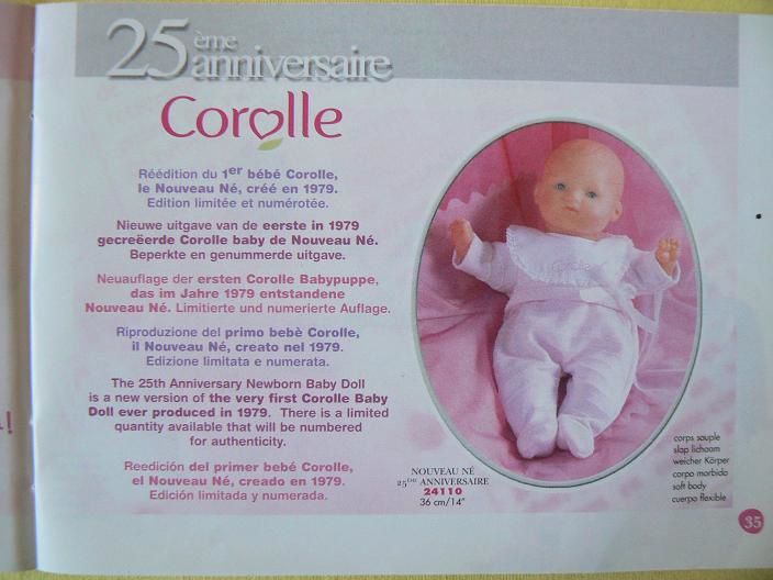 Contenu identique au catalogue grand format, avec quelques minimes différences de présentation. 

Le babi corolle est inclus.

Imprimé en février 2004.