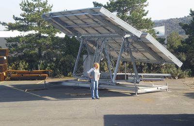 tracker solaire déposable avec une production de 8100 Kwc